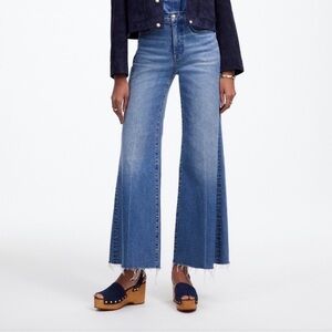Madewell Flared Wide-Leg Crop Jeans